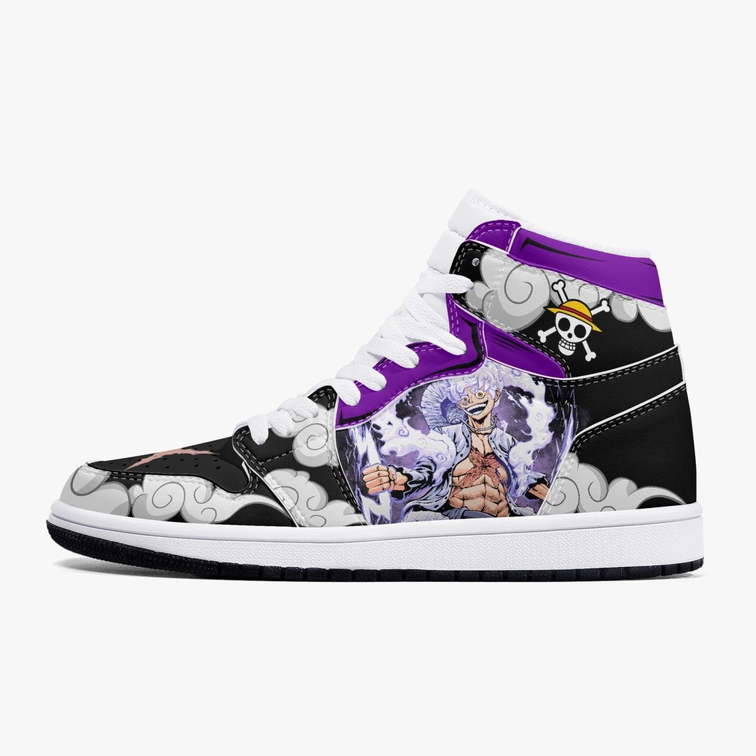 One Piece Luffy Nika AJ1 High Top Shoes - Shoesmates