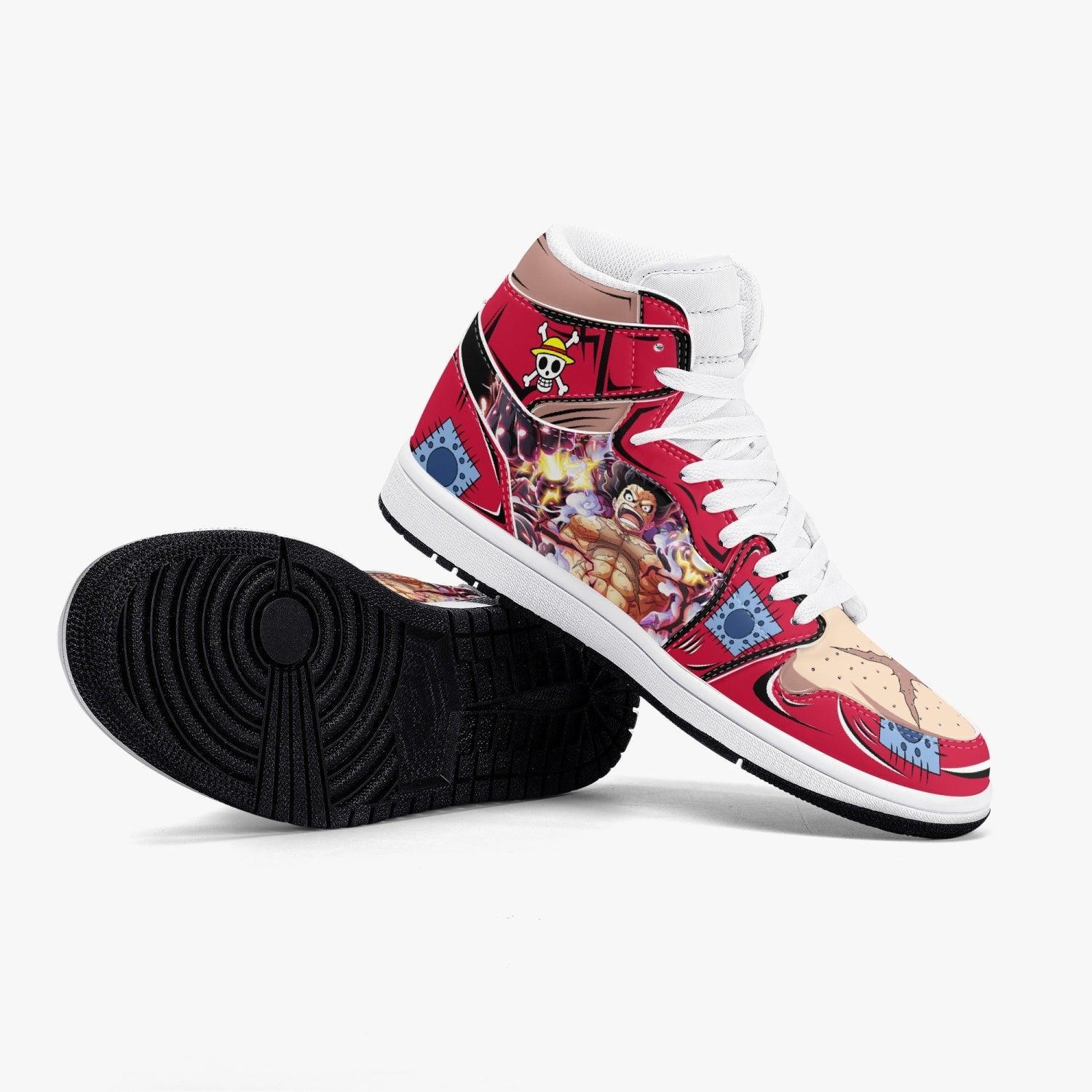 One Piece Monkey D. Luffy Armament Haki AJ1 High Top Shoes - Shoesmates