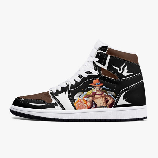 One Piece Portgas D. Ace AJ1 High Top Shoes - Shoesmates