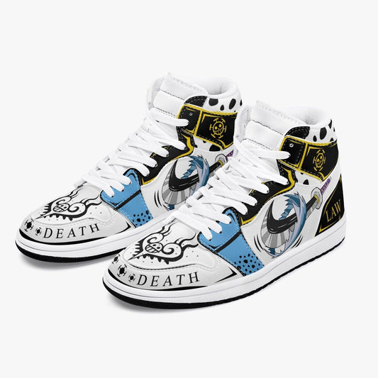 One Piece Trafalgar D Water Law AJ1 High Top Shoes - Shoesmates