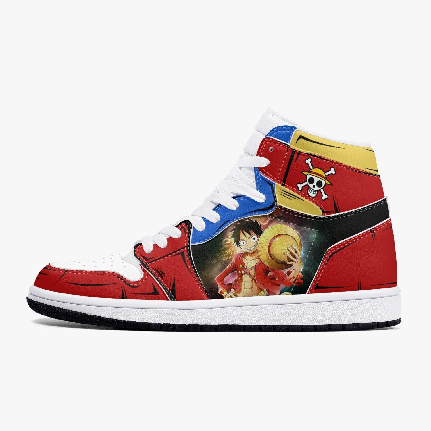 One Piece Zoro And Luffy AJ1 High Top Shoes - Shoesmates