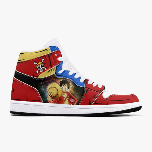 One Piece Zoro And Luffy AJ1 High Top Shoes - Shoesmates