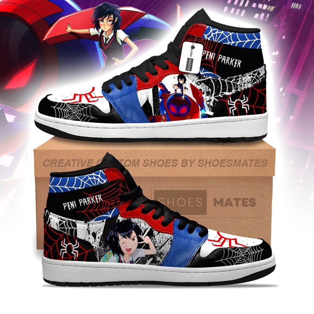 Peni Parker Spider-Verse AJ1 High Top Shoes