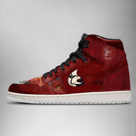 Pennywise Halloween Air Jordan 1 High Top Shoes