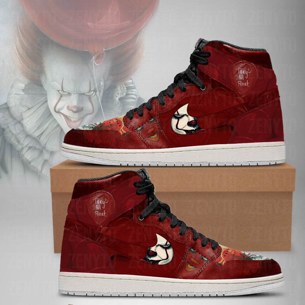 Pennywise Halloween Air Jordan 1 High Top Shoes