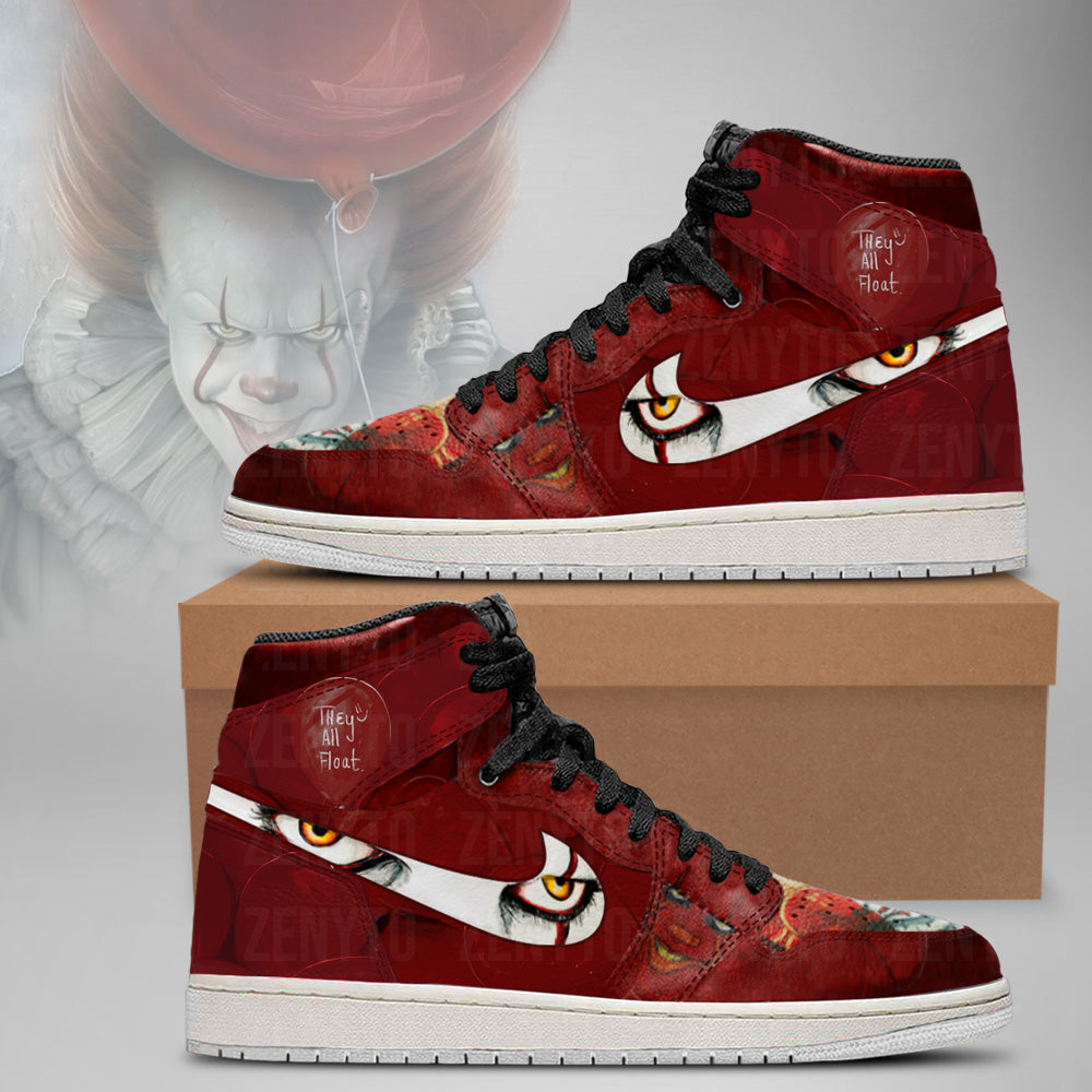 Pennywise Halloween Air Jordan 1 High Top Shoes Version 2