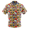 Poke Balls Pokemon Button Up Hawaiian Shirt