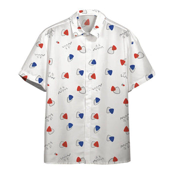 Pokemon Hawaiian Shirt Togepi Egg Pattern White Hawaii Shirt Pokemon