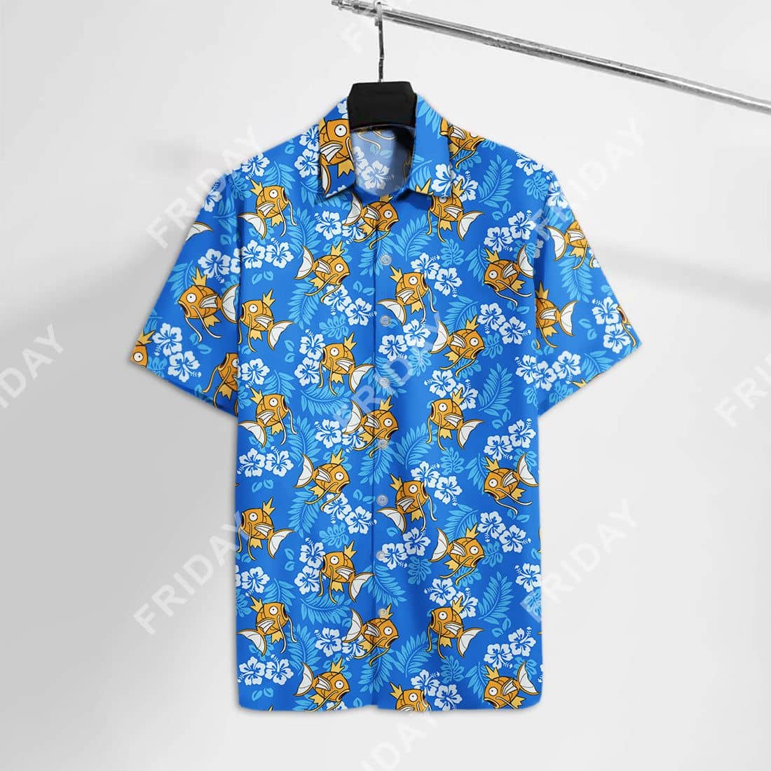 Pokemon Hawaiian T-Shirt Magikarp Hawaii Shirts Pokemon