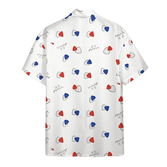 Pokemon Trendy Hawaiian Shirt Togepi Egg Pattern White Hawaii Shirt Pokemon