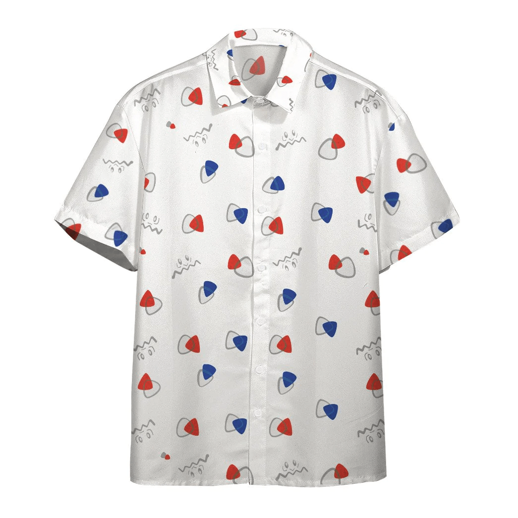 Pokemon Trendy Hawaiian Shirt Togepi Egg Pattern White Hawaii Shirt Pokemon