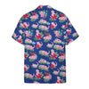 Pokemon Trendy Hawaiian Shirt Tropical Slowpoke Pink Blue Hawaii Shirt Pokemon