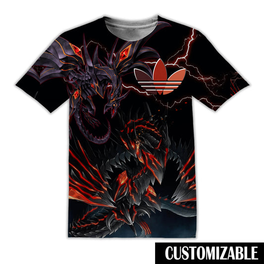 Custom AD1 LogoRed Eyes Darkness Dragon YiO Tshirt Adult And Kid Tshirt NNA