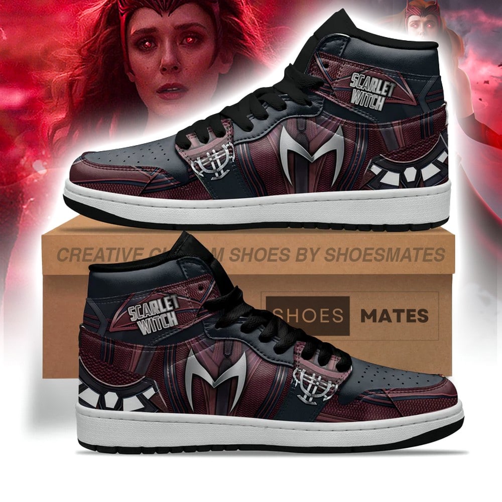 Scarlet Witch AJ1 High Top Shoes