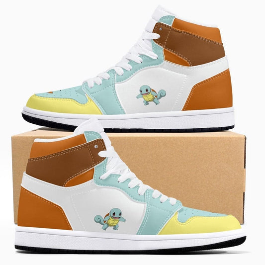 Squirtle Pokemon Air Jordan 1 High Top Shoes