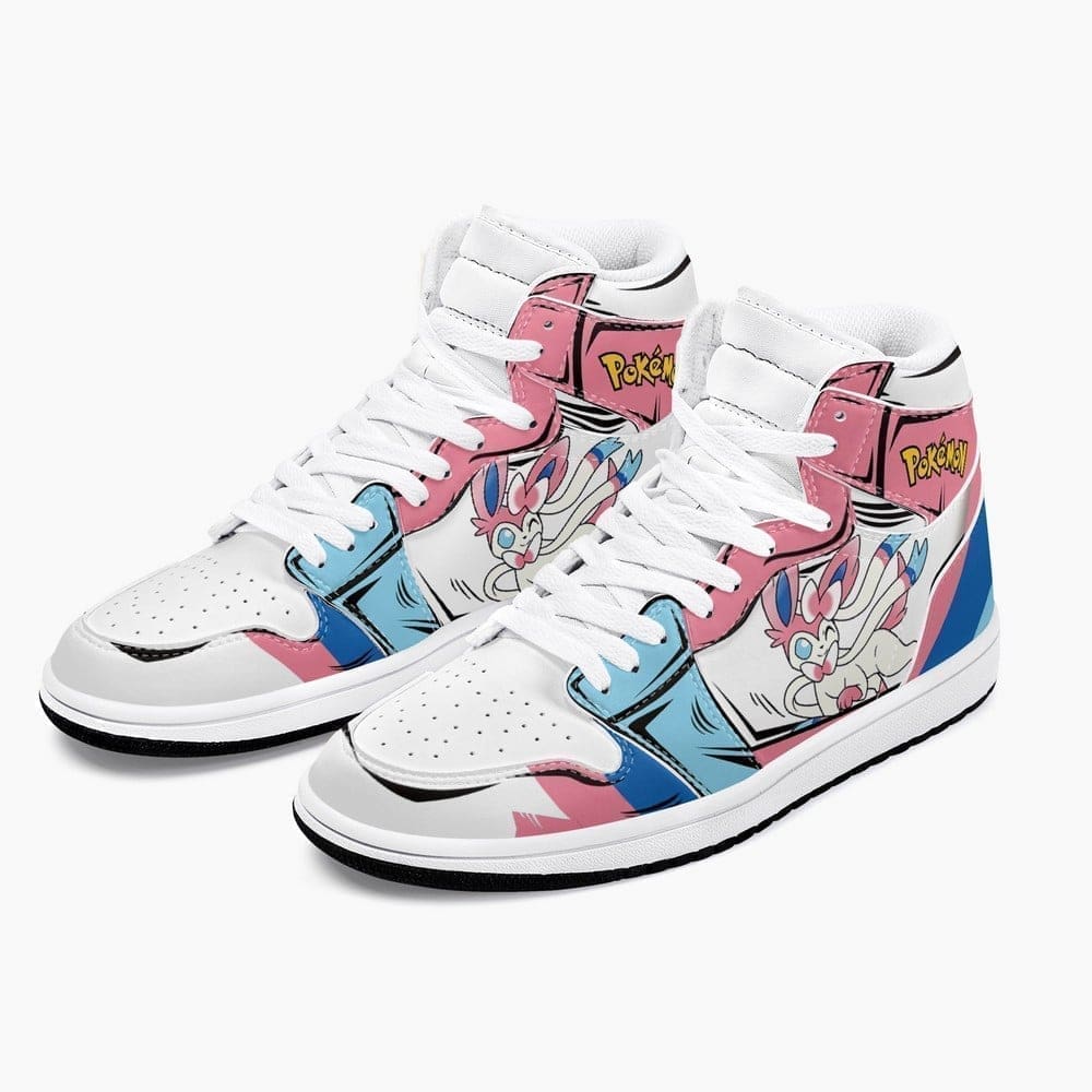 Sylveon Pokemon Air Jordan 1 High Top Shoes