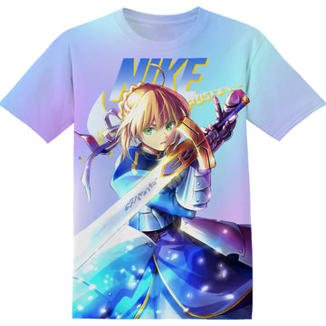 Anime Gift Altria Pendragon Saber From Fate Tshirt Adult And Kid Tshirt