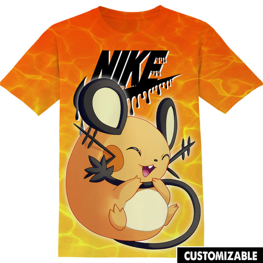 Gift For Anime Fan Dedenne Pokemon Fan Adult And Kid Tshirt HG