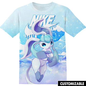 Gift For Anime Fan Glaceon Pokemon Fan Adult And Kid Tshirt HG