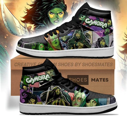 The Avengers Gamora AJ1 High Top Shoes