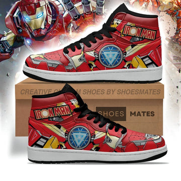 The Avengers Ironman AJ1 High Top Shoes