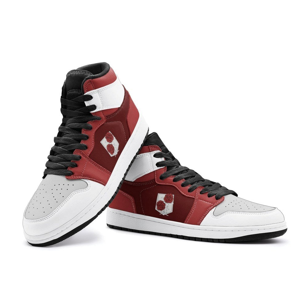 The Garrison Shingeki No Kyojin Air Jordan 1 High Top Shoes