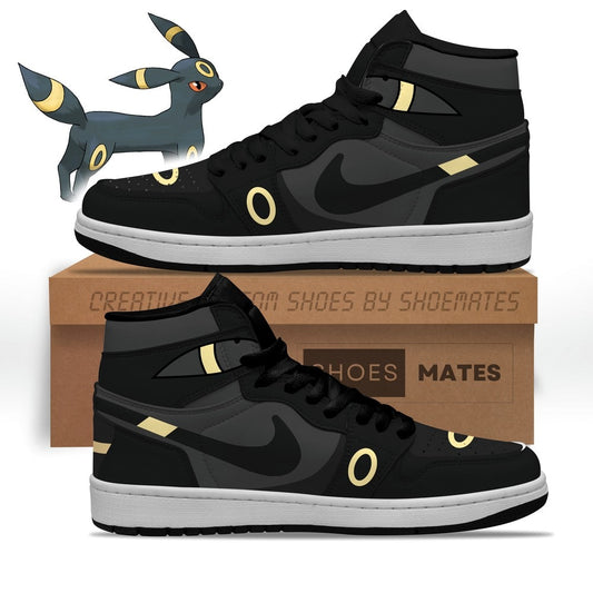 Umbreon Pokemon Air Jordan 1 High Top Shoes