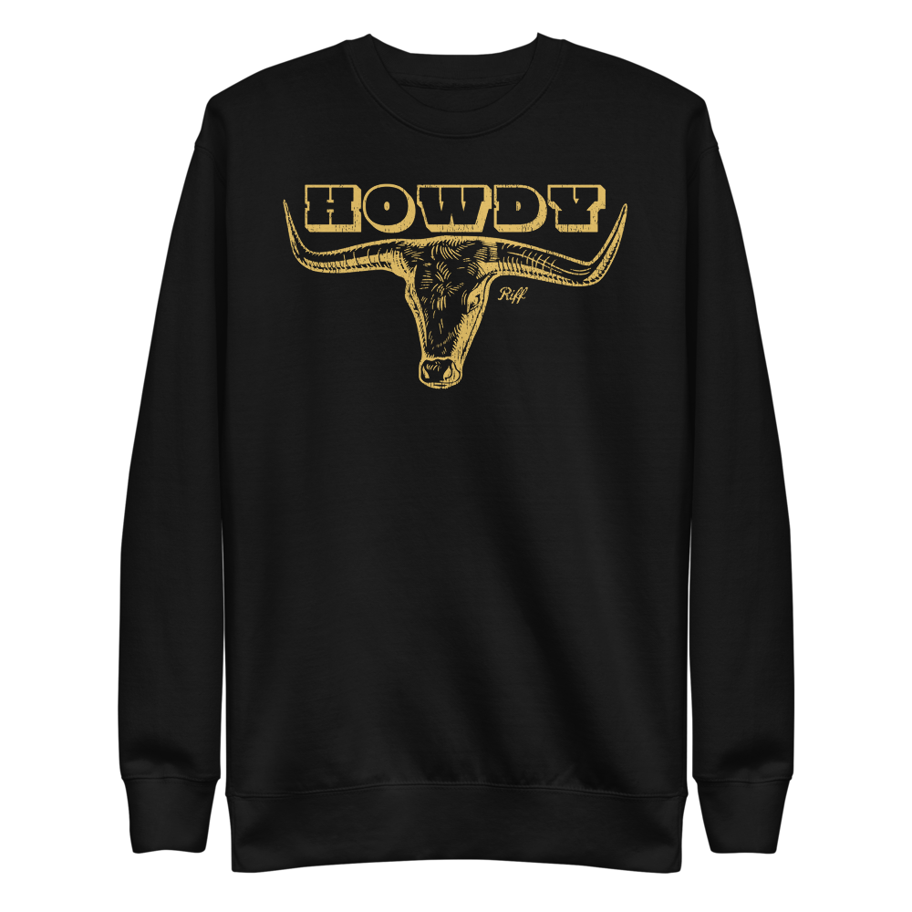 Howdy Bull Crewneck Sweatshirt