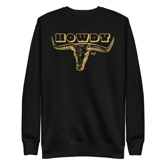 Howdy Bull Crewneck Sweatshirt