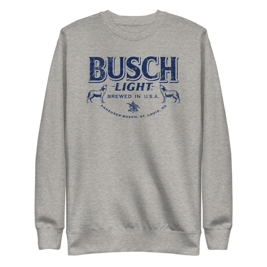 Busch Light Wolf Pack Crewneck Sweatshirt