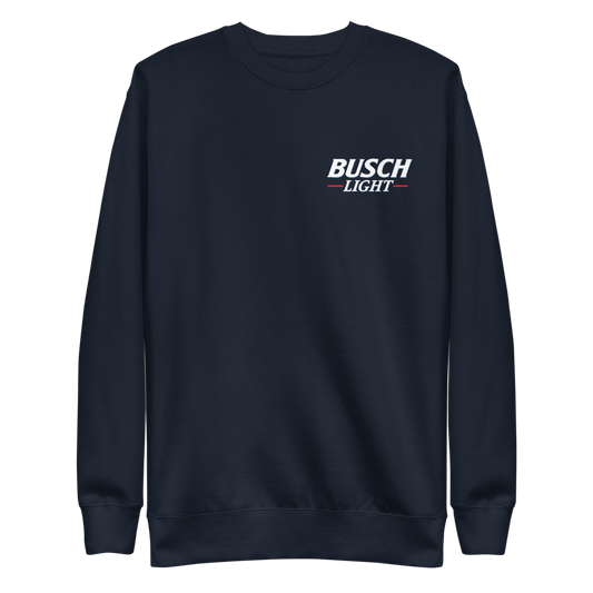 Busch Light Logo Navy Crewneck Sweatshirt