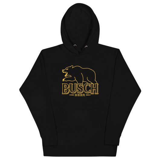 Busch Beer Bear Neon Sign Hoodie