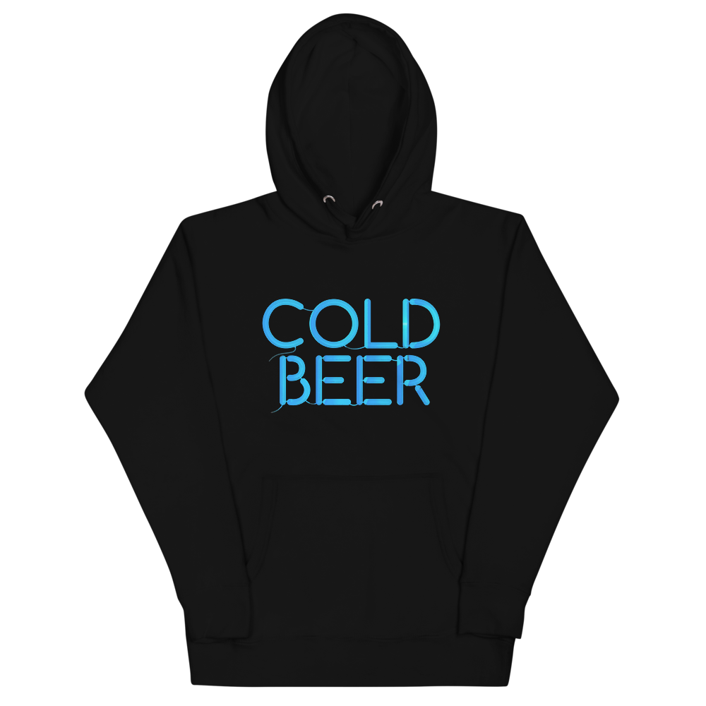 Cold Beer Neon Sign Hoodie