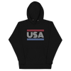 Retro '70s Stripes USA Hoodie