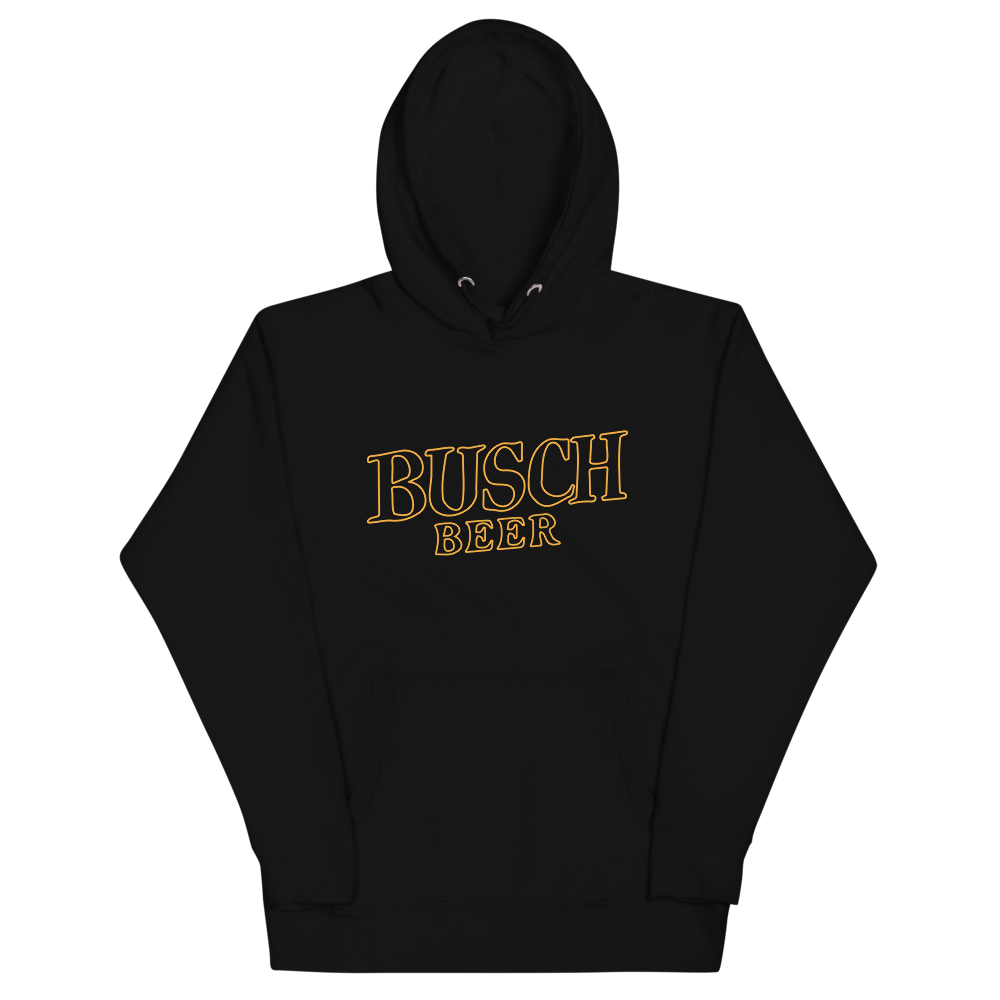 Busch Beer 1955 Gold Neon Sign Hoodie