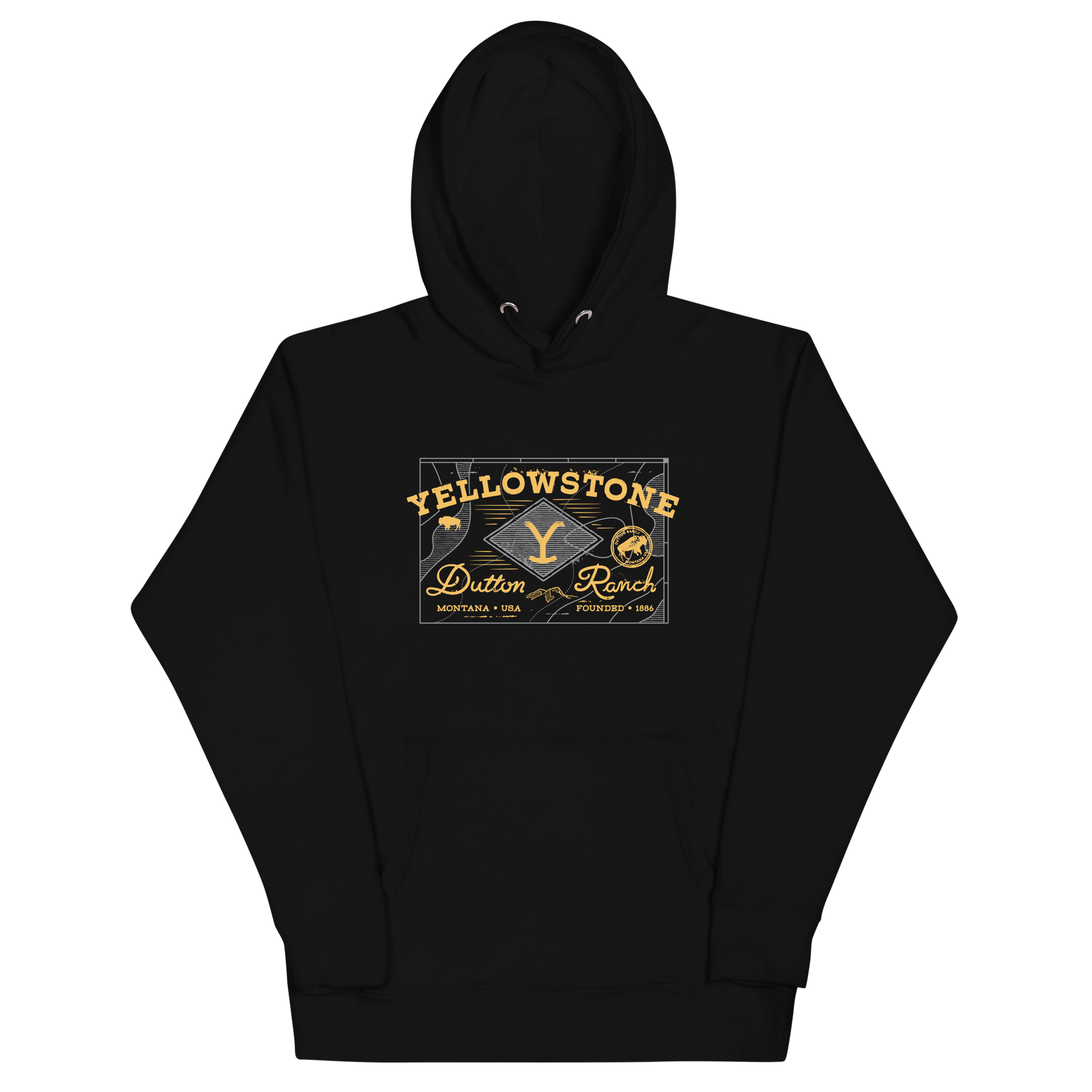 Yellowstone Dutton Ranch Badge Hoodie