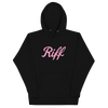 Pink Cursive RIFF Hoodie Benefiting The Breast Cancer Research Foundation