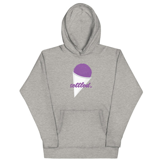 "Settled" Grape Snow Cone Hoodie