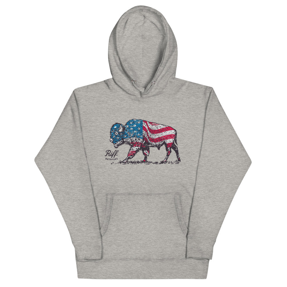 USA Bison Hoodie