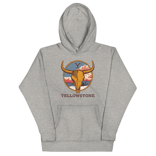 Yellowstone Pastures Skull Hoodie