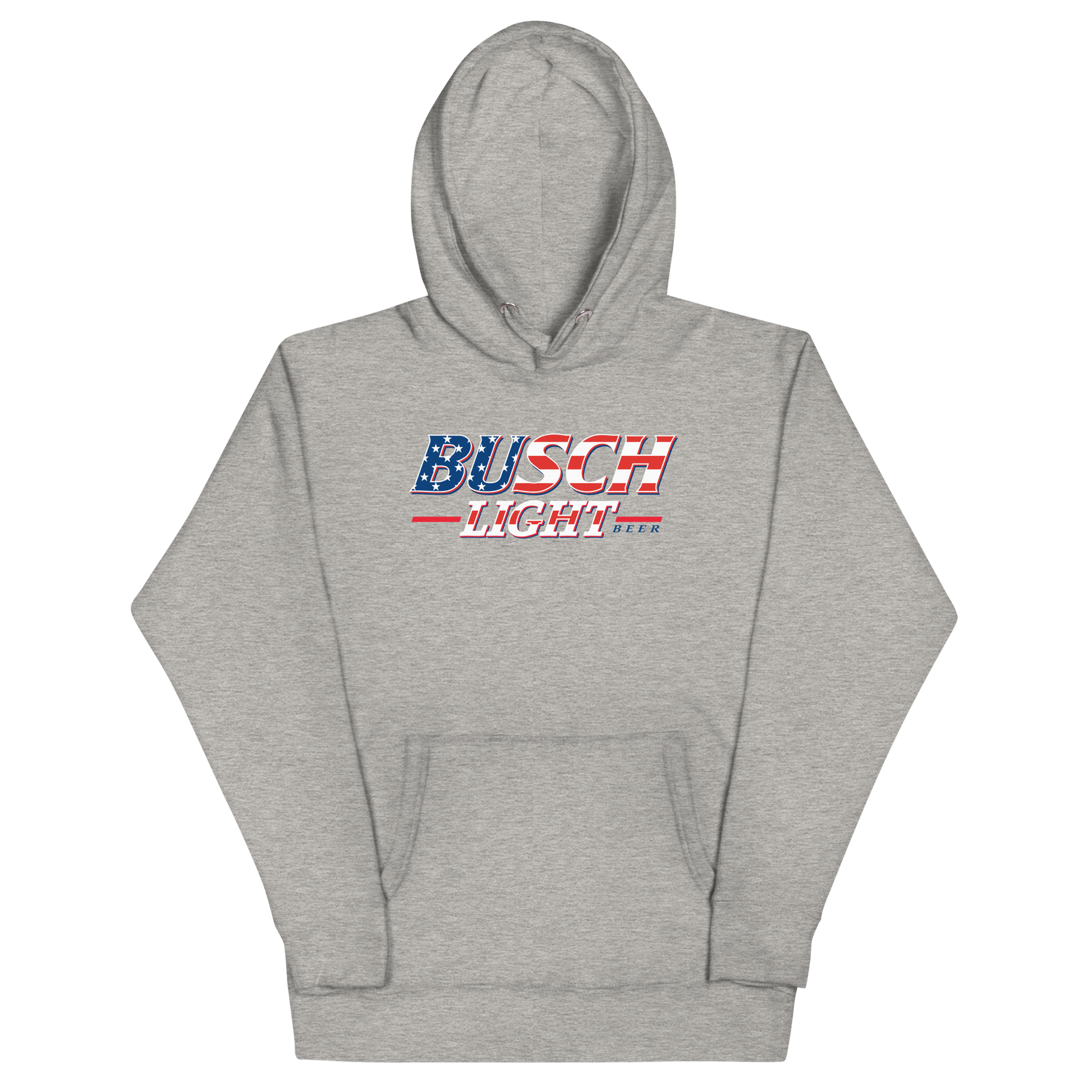 Busch Light '90s USA Flag Logo Hoodie