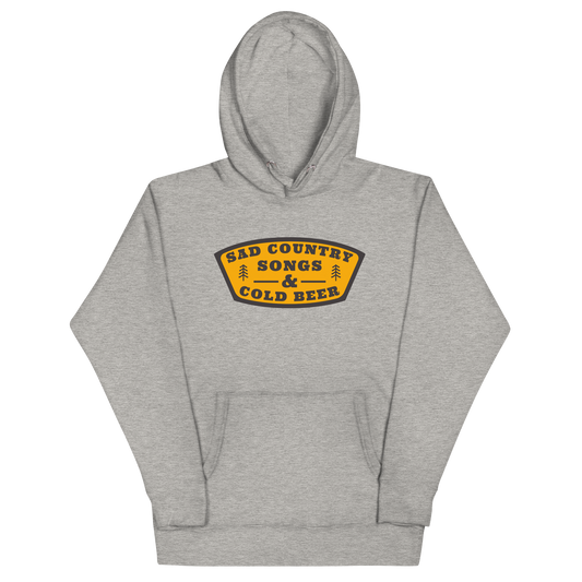 Sad Country Songs & Cold Beer Emblem Hoodie