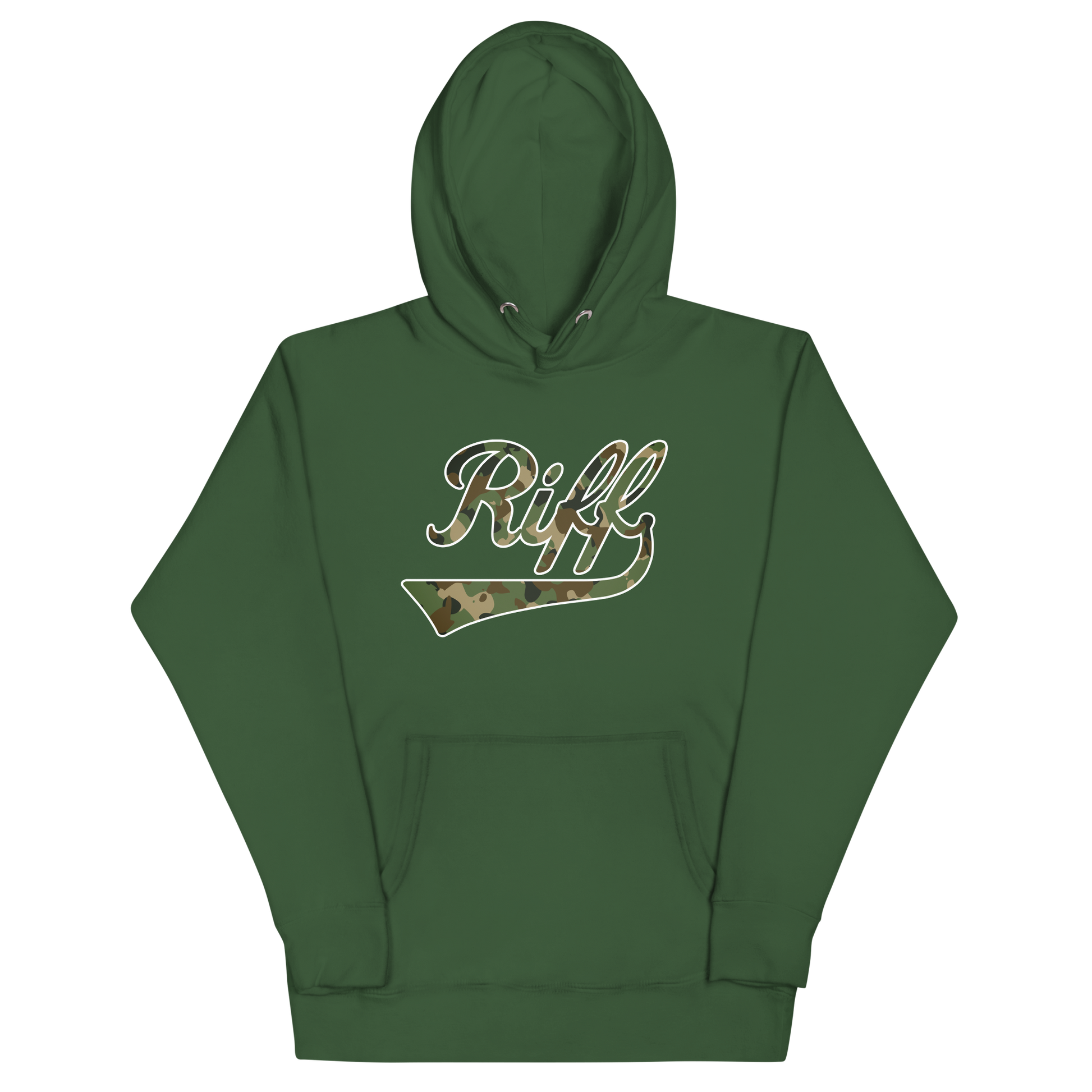 Cursive RIFF Camo Hoodie