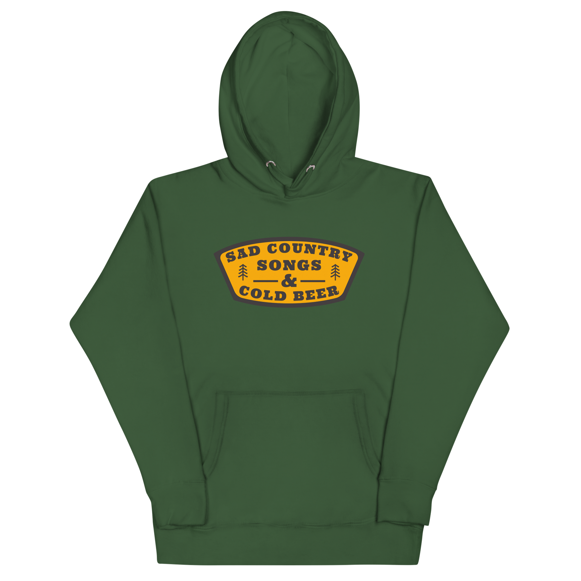 Sad Country Songs & Cold Beer Emblem Hoodie