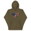 HOWDY Bull American Flag Hoodie