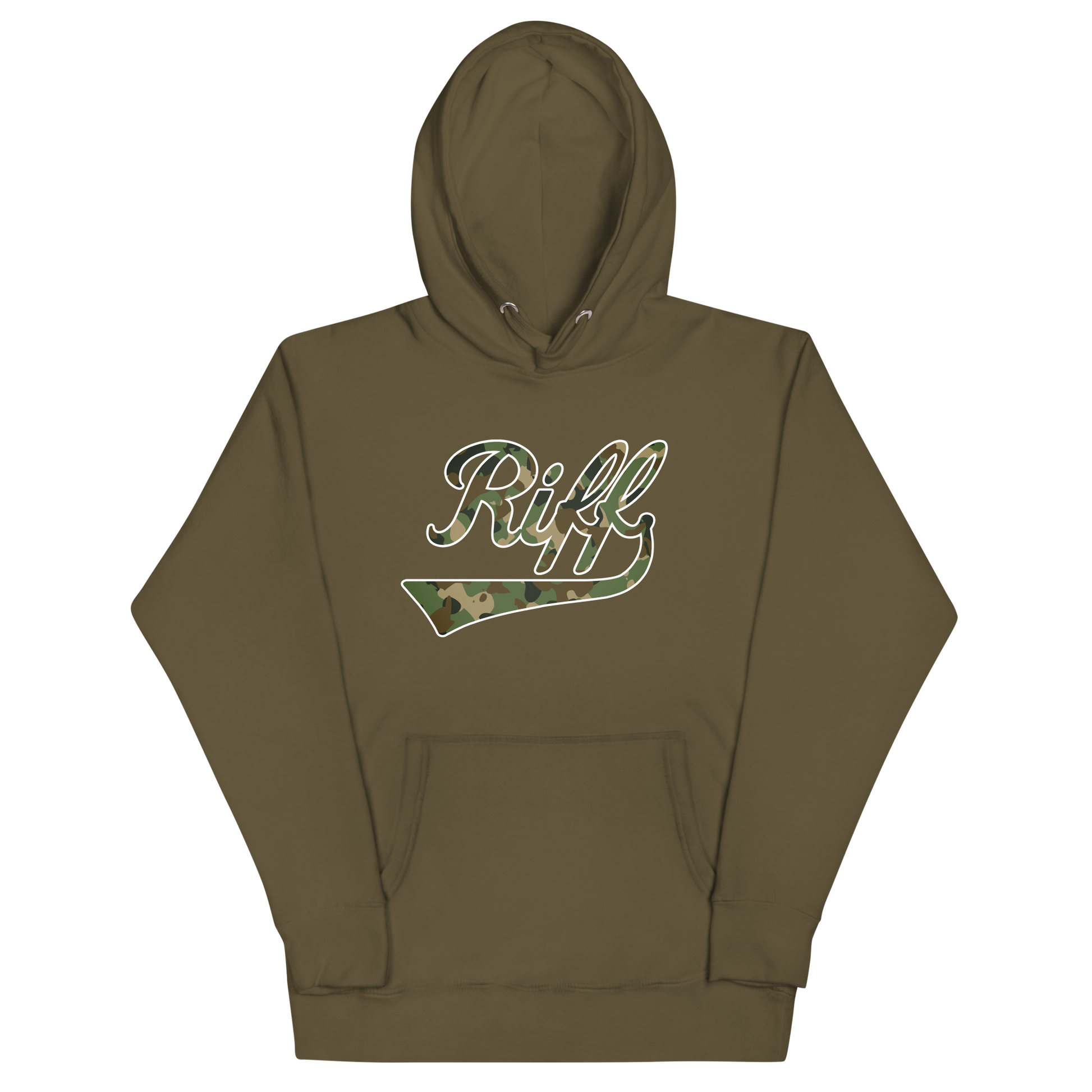 Cursive RIFF Camo Hoodie