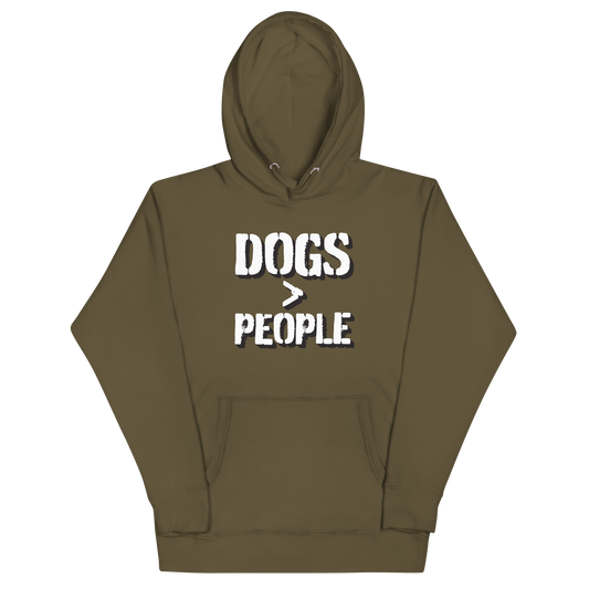 DOGS > PEOPLE Hoodie Benefiting Got Your Six Support Dogs