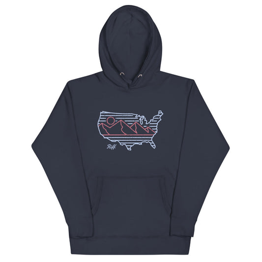 USA Mountains Hoodie