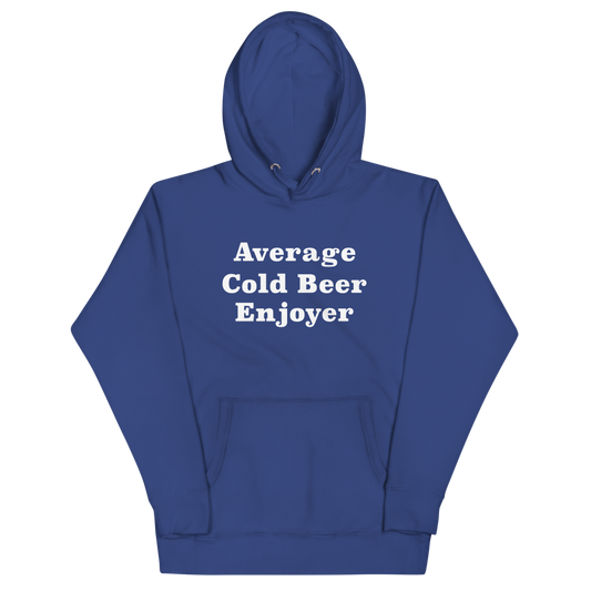 Average Cold Beer Enjoyer Hoodie