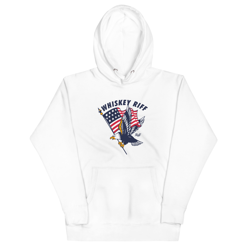 Whiskey RIFF Bald Eagle Hoodie